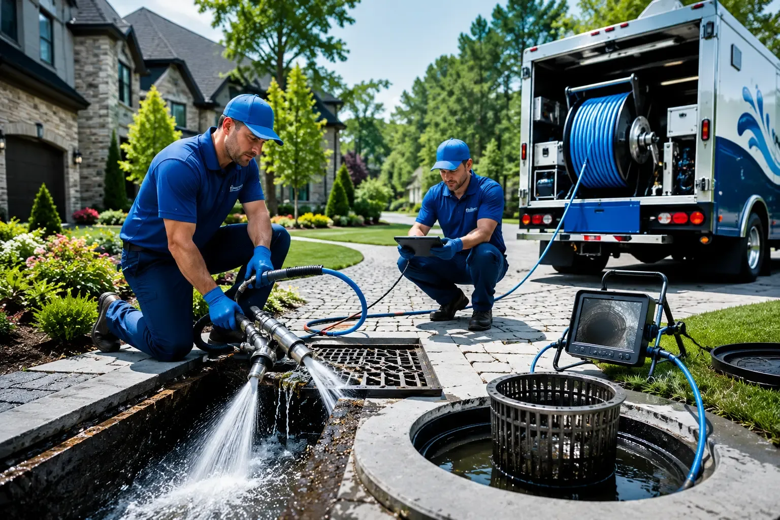 Local outdoor drain cleaning professionals in Bogue, KS